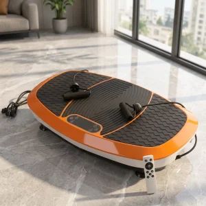 Electromagnetic 3D Vertical ABS Vibration Plate with 200W Motor, 200kg Max Load and Portable Design