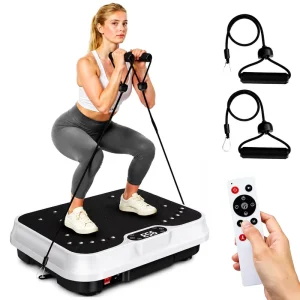 Electromagnetic Metal Left and Right Vibration Plate Machine for Whole Body Fitness