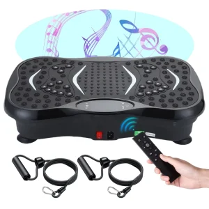 Electromagnetic Vibration Plate Fitness Platform ABS Exercise Machine with Massage Function