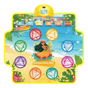 Electronic Interactive Fitness Dance Pad with Music, Rhythm, and Lights YQ35200