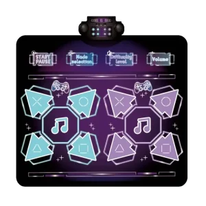 Electronic Interactive Two-Player Dance Mat for Kids