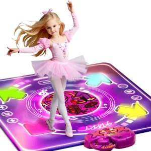 Electronic Music Dance Mat for Kids, Floor Game Playmat