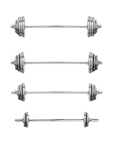 Electroplated Cast Iron Adjustable Barbell Dumbbell Set, Dual-Use, Heavy-Duty, 20kg-120kg, Home Strength Training