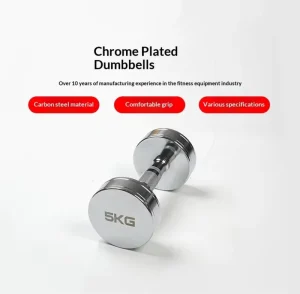 Electroplated Dumbbells GM-001 for Arm Muscle Training and Upper Body Strength Training