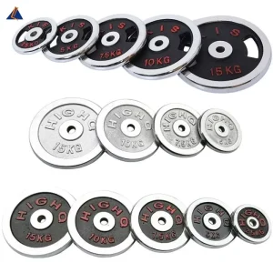 Electroplated Solid Steel Weight Plates for Dumbbell and Barbell