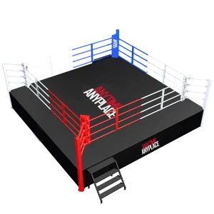 Elevated MMA Boxing Ring with Custom Design