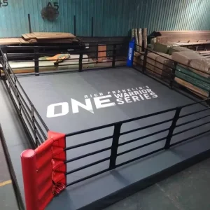 Elevated Steel Boxing Ring for Boxing Training and Wrestling