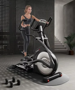 Elliptical Trainer Space Walker Home Gym Equipment Silent Cardio Machine Low Impact Trainer