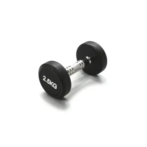 Encased Hexagonal Dumbbells Anti-Rolling Dumbbells for Home Gym Weight Rubber Dumbbells Set for Strength Training