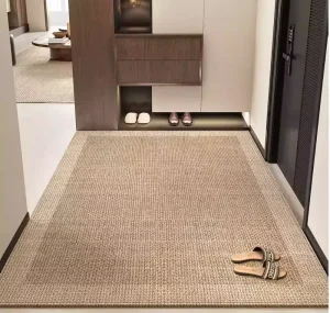 Entrance Door Mat Non Slip Washable PET Friendly Waterproof Eco Friendly Polyester Fiber Stain Resistant