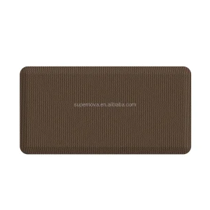 Ergonomic Anti-Fatigue Standing Desk Mat Contoured Thick PU Non-Slip Stain Resistant Pet Friendly