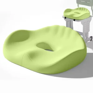 Ergonomic Hollow-Design Memory Foam Seat Cushion Orthopedic Coccyx Pad for Hemorrhoid and Hip Pressure Relief Office Chair
