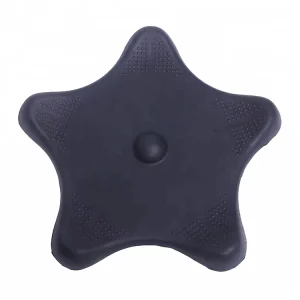 Ergonomic Non-Flat Anti-Fatigue Office Standing Mat PU Material Thick 0.6-1 In. Starfish Shape Pet Friendly