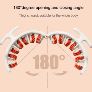 Ergonomic Ring Leg Clamp Massage Roller, Manual Portable Body Shaping and Fitness Recovery Tool