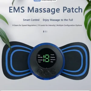 Ergonomic TENS Physio Massager with Variable-Intensity Pulse Therapy