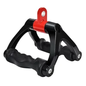 Ergonomic V Handle Cable Pull Attachment with Double Grip, PVC Nylon
