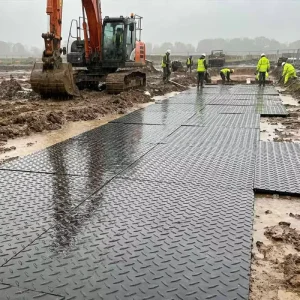 Event Flooring Access Outdoor Portable Composite Roadway UHMWPE HDPE Ground Protection Mat for Landscape Garden Site