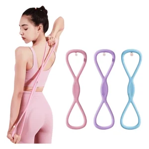 Exercise Bands Elastic Resistance Women’s Fitness Stretch Pilates Shoulder Training Yoga Stretching Strap