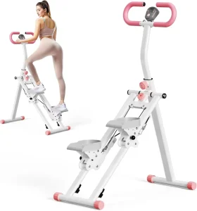 Exercise Climbing Machine Home Stair Climber Leg Exercise Light Foldable Stair Stepper