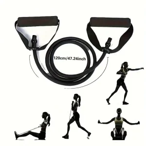 Exercise Cord Handles with Resistance Bands for Warm-Ups Stretching Yoga and Strength Training