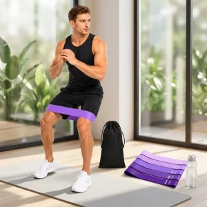 Exercise Resistance Bands Set Custom Logo Latex Loop Fitness Bands for Gym Yoga Pilates Workout OEM