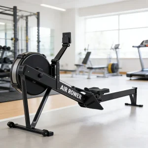 Exercise Rowing Machine with 10-Level Air Resistance for Commercial Gyms