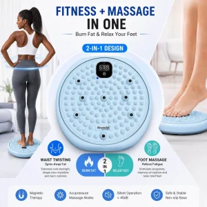 Exercise Twist Board Exercise Rehabilitation Equipment Fitness Gear Home Acupressure Mat Twisting Waist Machine