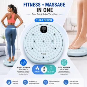 Exercise Twist Board Exercise Rehabilitation Equipment Fitness Gear Home Acupressure Mat Waist Disc