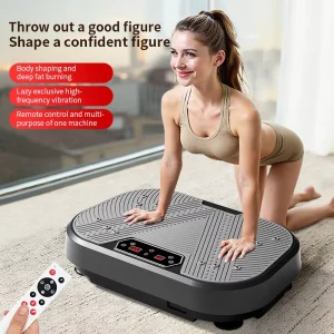Exercise Vibration Plate Workout Fitness Platform Exercise Machine with LED Display