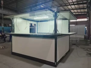 Expandable Foldable Container House Customized Mobile Store Pop-up Coffee Bar 10ft 20ft Fast Food Mini Container Bar