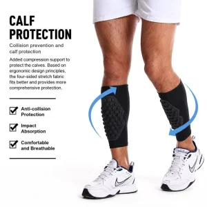 Extended Customized Knee Pads Sleeve Thigh Lower Leg Coverage Breathable Foldable Eco Friendly Honeycomb Design for Patella