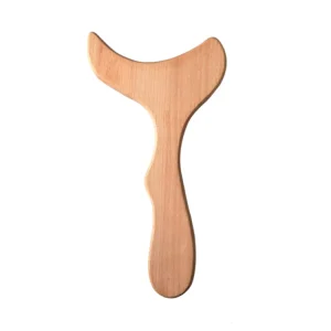 Extra Large Beech Wooden Gua Sha Massage Plate for Lymphatic Drainage