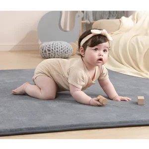 Extra Thick Memory Foam Solid Color Children’s Eco-friendly Anti-Slip Waterproof Pet-Friendly Exercise Camping Mat Home Living