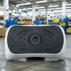 Extra-Wide Platform Whole Body Vibration Plate Exercise Machine for Home Office and Gym