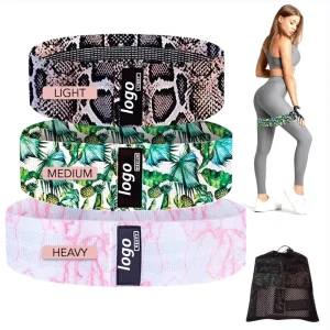 Fabric Booty Hip Resistance Band for Fitness Training
