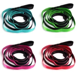 Fabric Exercise Band Yoga Pilates Stretch Band Straight Drawstring Pulling Rope Resistance Band Non elastic Body Building