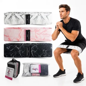 Fabric Glute Bands Fabric Glute Resistance Bands Glute Bands Fabric Non Slip Hip Booty Bands Set for Legs OEM