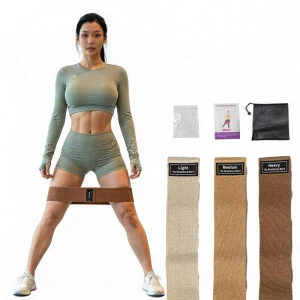 Fabric Hip Circle Booty Resistance Band for Gym and Fitness