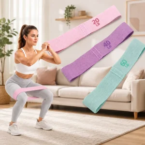 Fabric Loop Hip Resistance Band Set Non Slip Glute Bands for Exercise OEM