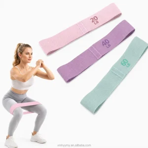 Fabric Non-Slip Hip Glute Resistance Bands Set for Legs Women OEM