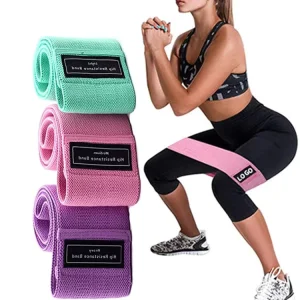 Fabric Polyester Booty Hip Circle Resistance Fitness Bands Glutes Elastic Exercise Band with Custom Logo
