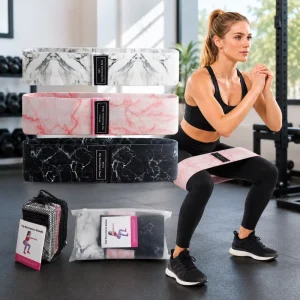 Fabric Resistance Band Arm Workout Fabric Resistance Cord Fabric Body Bands Fabric Power Bands Non Slip Hip Glute OEM