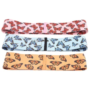 Fabric Resistance Band Set, Polyester Cotton Latex, for Gym, Fitness, and Pilates