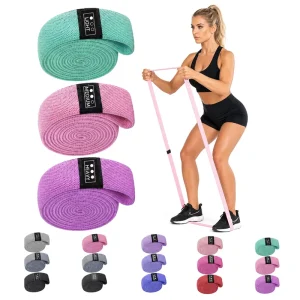 Fabric Resistance Bands Non-Slip Hip Booty Bands for Glutes