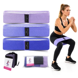 Fabric Resistance Bands Set Custom Logo Bundle Non Slip Hip Glute Bands for Workout OEM
