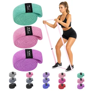 Fabric Resistance Bands Set Custom Logo Light Medium Heavy Booty Bands Hip Glute OEM
