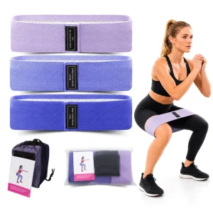 Fabric Resistance Bands Set Custom Logo Non Slip Booty Bands for Women Hip Glute Legs Exercise OEM