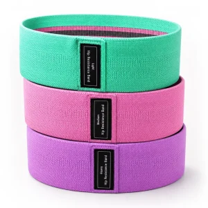 Fabric Resistance Bands for Exercise Elastic Non Slip Hip Booty Glute Bands Set for Legs Women OEM Factory