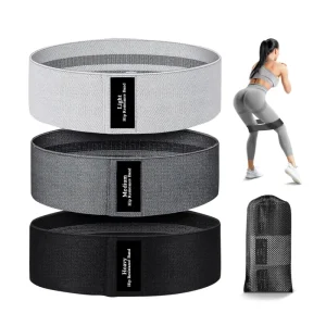 Fabric Resistance Bands for Legs and Glutes