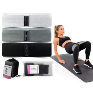 Fabric Resistance Bands for Plus Size Fabric Resistance Bands for Physical Therapy Non Slip Hip Booty Glute Bands OEM